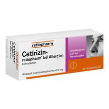 Cetirizin ratiopharm b.Allergie 10 mg Filmtabletten Cetirizin ratiopharm b.Allergie 10 mg Filmtabletten