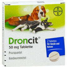 Droncit Tabletten für Hunde / Katzen Droncit Tabletten für Hunde / Katzen