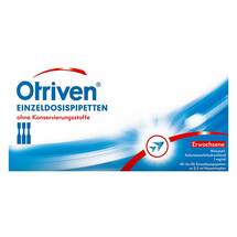 Otriven 0,1% Schnupfen Nasentropfen Einzeldosispipetten ohne Konservierungsstoffe Otriven 0,1% Schnupfen Nasentropfen Einzeldosispipetten ohne Konservierungsstoffe
