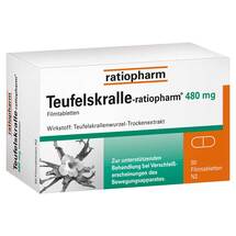 Teufelskralle Ratiopharm Filmtabletten Teufelskralle Ratiopharm Filmtabletten