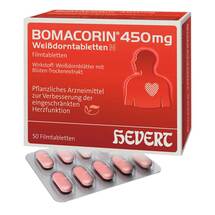 Bomacorin 450 mg Weißdorntabletten N Filmtabletten Bomacorin 450 mg Weißdorntabletten N Filmtabletten
