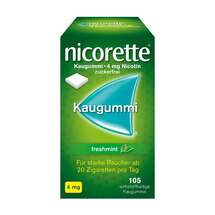 Nicorette Kaugummi 4 mg freshmint Nicorette Kaugummi 4 mg freshmint