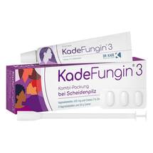 Kadefungin 3 Kombipackung 20 g Creme + 3 Vaginaltabletten Kadefungin 3 Kombipackung 20 g Creme + 3 Vaginaltabletten