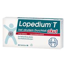 Lopedium T akut bei akutem Durchfall Tabletten Lopedium T akut bei akutem Durchfall Tabletten