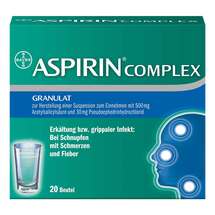 Aspirin Complex Beutel mit Granulat zur Herstellung einer Suspension zum Einnehmen Aspirin Complex Beutel mit Granulat zur Herstellung einer Suspension zum Einnehmen