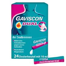 Gaviscon Dual 500mg / 213mg / 325mg Suspension im Beutel Gaviscon Dual 500mg / 213mg / 325mg Suspension im Beutel
