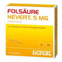 Folsäure Hevert 5 mg Ampullen Folsäure Hevert 5 mg Ampullen