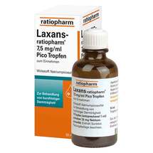 Laxans ratiopharm 7,5 mg / ml Pico Tropfen Laxans ratiopharm 7,5 mg / ml Pico Tropfen