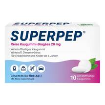 Superpep Reise Kaugummi Dragees 20 mg Superpep Reise Kaugummi Dragees 20 mg