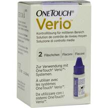 One Touch Verio Kontrolllösung mittel One Touch Verio Kontrolllösung mittel