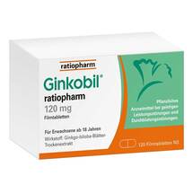 Ginkobil ratiopharm 120 mg Filmtabletten Ginkobil ratiopharm 120 mg Filmtabletten
