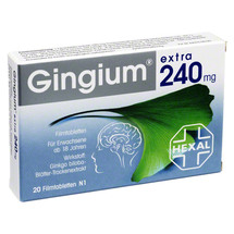 Gingium extra 240 mg Filmtabletten Gingium extra 240 mg Filmtabletten