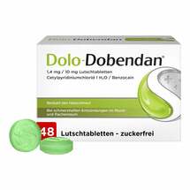 Dolo-Dobendan 1,4 mg / 10 mg Lutschtabletten Dolo-Dobendan 1,4 mg / 10 mg Lutschtabletten
