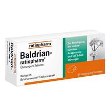 Baldrian Ratiopharm überzogene Tabletten Baldrian Ratiopharm überzogene Tabletten