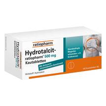 Hydrotalcit ratiopharm 500 mg Kautabletten Hydrotalcit ratiopharm 500 mg Kautabletten