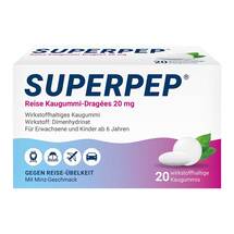 Superpep Reise Kaugummi Dragees 20 mg Superpep Reise Kaugummi Dragees 20 mg