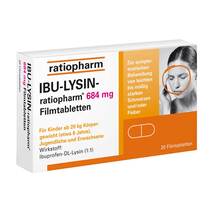 Ibu Lysin ratiopharm 684 mg Filmtabletten Ibu Lysin ratiopharm 684 mg Filmtabletten