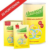 Almased Vital-Pflanzen-Eiweißkost Bundle Dose plus Portionsbeutel Almased Vital-Pflanzen-Eiweißkost Bundle Dose plus Portionsbeutel
