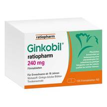 Ginkobil ratiopharm 240 mg Filmtabletten Ginkobil ratiopharm 240 mg Filmtabletten