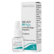 Miclast 80 mg / g wirkstoffhaltiger Nagellack Miclast 80 mg / g wirkstoffhaltiger Nagellack