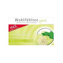 H&S Wohlfühltee Holunderblüte-Limette Filterbeutel H&S Wohlfühltee Holunderblüte-Limette Filterbeutel