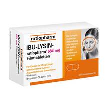 Ibu Lysin ratiopharm 684 mg Filmtabletten Ibu Lysin ratiopharm 684 mg Filmtabletten