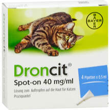 Droncit Spot on 40mg / ml Lösung für Katze Droncit Spot on 40mg / ml Lösung für Katze