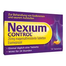 Nexium Control 20 mg magensaftresistente Tabletten Nexium Control 20 mg magensaftresistente Tabletten