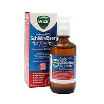WICK Ambroxol Schleimlöser für Kinder 3mg/ml Lösung zum Einnehmen WICK Ambroxol Schleimlöser für Kinder 3mg/ml Lösung zum Einnehmen