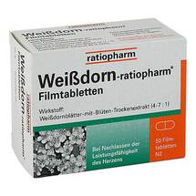 Weissdorn Ratiopharm Filmtabletten Weissdorn Ratiopharm Filmtabletten