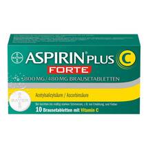 Aspirin plus C forte 800 mg / 480 mg Brausetabletten Aspirin plus C forte 800 mg / 480 mg Brausetabletten