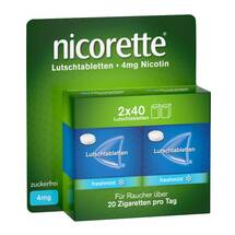 Nicorette freshmint 4 mg Lutschtabletten gepresst Nicorette freshmint 4 mg Lutschtabletten gepresst