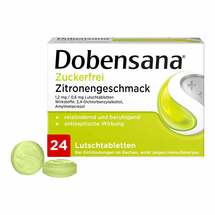 Dobensana Zuckerfrei Zitronengesc.1,2mg / 0,6mg Lut. Dobensana Zuckerfrei Zitronengesc.1,2mg / 0,6mg Lut.