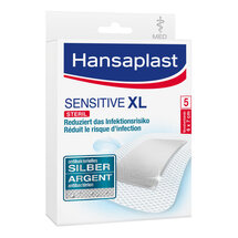 Hansaplast med sensitive XL Pflaster 6x7 cm Hansaplast med sensitive XL Pflaster 6x7 cm
