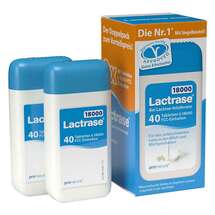 Lactrase 18.000 FCC Tabletten im Spender Doppelpa. Lactrase 18.000 FCC Tabletten im Spender Doppelpa.