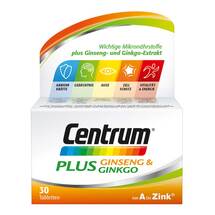 Centrum Plus Ginseng & Ginkgo Tabletten Centrum Plus Ginseng & Ginkgo Tabletten