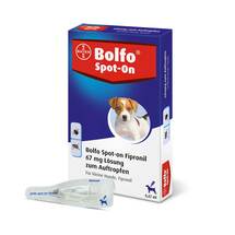 Bolfo Spot-On Fipronil 67 mg Lösung für kleine Hunde Bolfo Spot-On Fipronil 67 mg Lösung für kleine Hunde