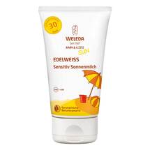 Weleda Edelweiss Sensitiv Sonnenmilch LSF 30 Baby & Kids Weleda Edelweiss Sensitiv Sonnenmilch LSF 30 Baby & Kids