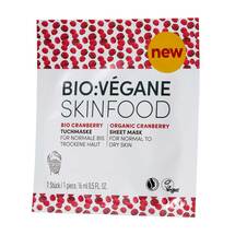 Bio Vegane Moisture Cranberry Vliesmaske Bio Vegane Moisture Cranberry Vliesmaske