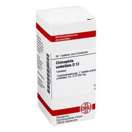 Abbildung: DHU Chimaphila umbellata D 12 Tabletten Tabletten, 80 St PZN 00000460