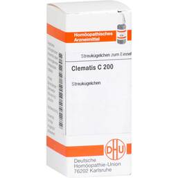 Abbildung: DHU Clematis C 200 Globuli 10 g, Globuli PZN 00000514