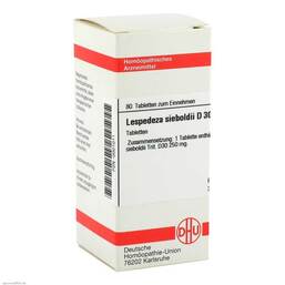Abbildung: DHU Lespedeza sieboldii D 30 Tabletten Tabletten, 80 St PZN 00001011