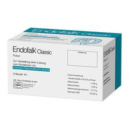 Abbildung: Endofalk Classic Pulver Beutel Pulver zur Herstellung einer Lösung zum Einnehmen, 8 St PZN 00003530