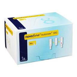 Abbildung: Novofine Autocover Kanülen 8 mm 30 G Kanüle, 100 St PZN 00004400