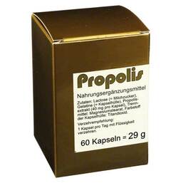 Abbildung: Propolis Kapseln Kapseln, 60 St PZN 00004831