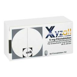 Abbildung: Xyzall Filmtabletten 50 St, Filmtabletten PZN 00008556