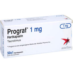 Abbildung: Prograf 1 mg Hartkapseln 50 St, Hartkapseln PZN 00008579
