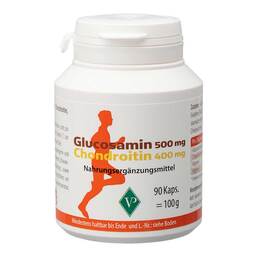 Abbildung: Glucosamin 500 mg + Chondroitin 400 mg Kapseln Kapseln, 90 St PZN 00018135