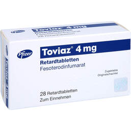 Abbildung: Toviaz 4 mg Retardtabletten 28 St, Retard-Tabletten PZN 00020511