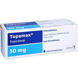 Abbildung: Topamax 50 mg Filmtabletten 100 St, Filmtabletten PZN 00026672
